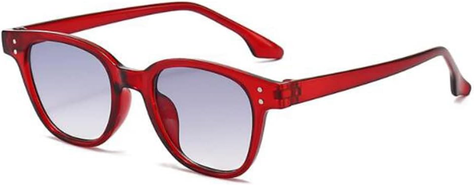 

Солнцезащитные очки цвета хаки с градиентом и румянцем, в стиле ретро, ​​с защитой от УФ-излучения, модные солнцезащитные очки в стиле «рисовый маникюр» для мужчин и женщин Khaki, Red Frame Gradually Gray Flakes