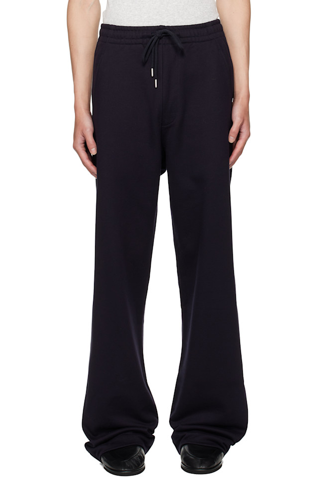 

Спортивные штаны на шнуровке Dries Van Noten, темно-синий