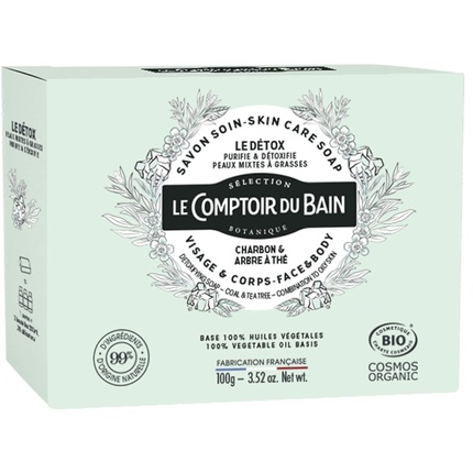 

Органическое детокс-мыло для лица и тела 100 г Le Comptoir Du Bain
