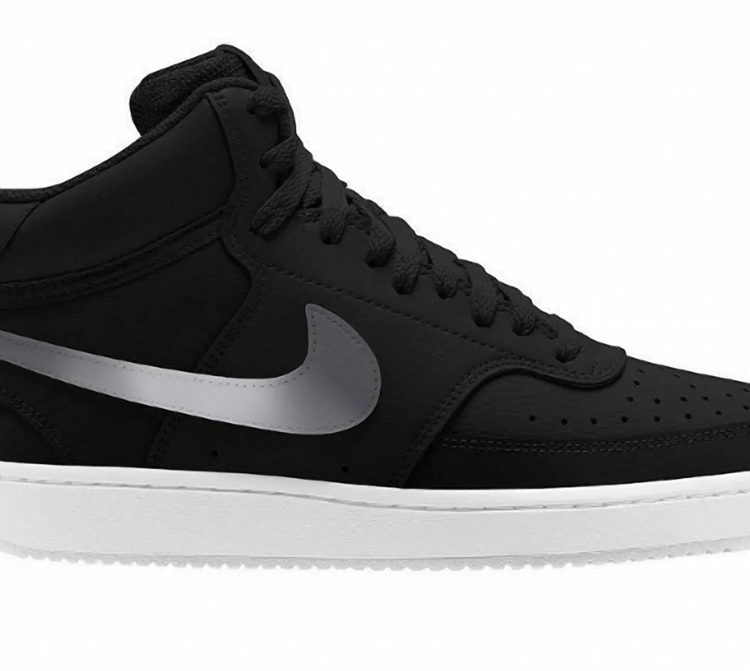 Nike Мужские кроссовки Court Vision Mid в черном цвете Oxford Black — фото 2