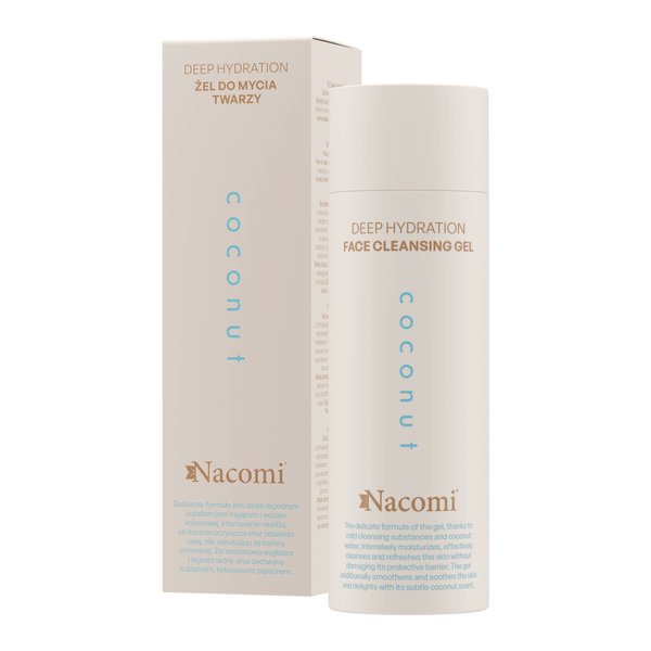 

Гель для умывания лица, 140 мл Nacomi Deep hydration coconut