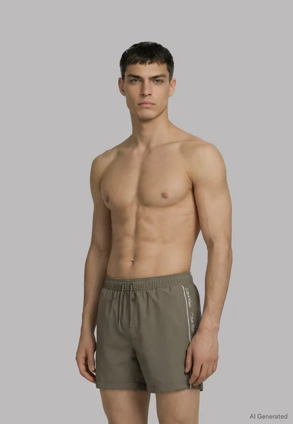 

Плавки с логотипом и лентой Calvin Klein Swimwear, Deep Lichen Green, Зеленый, Плавки с логотипом и лентой Calvin Klein Swimwear, Deep Lichen Green