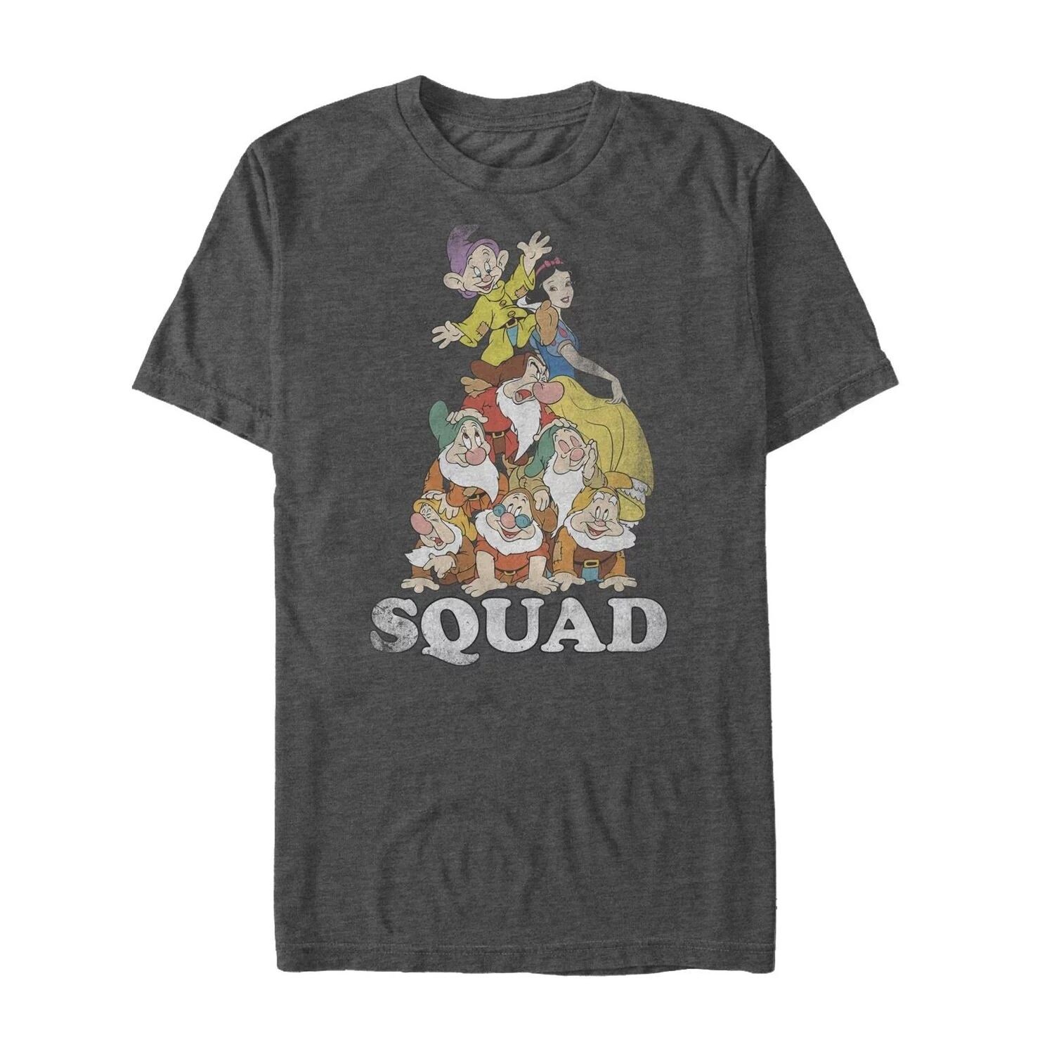 

Мужская футболка Disney's Snow White Dwarf Squad Licensed Character