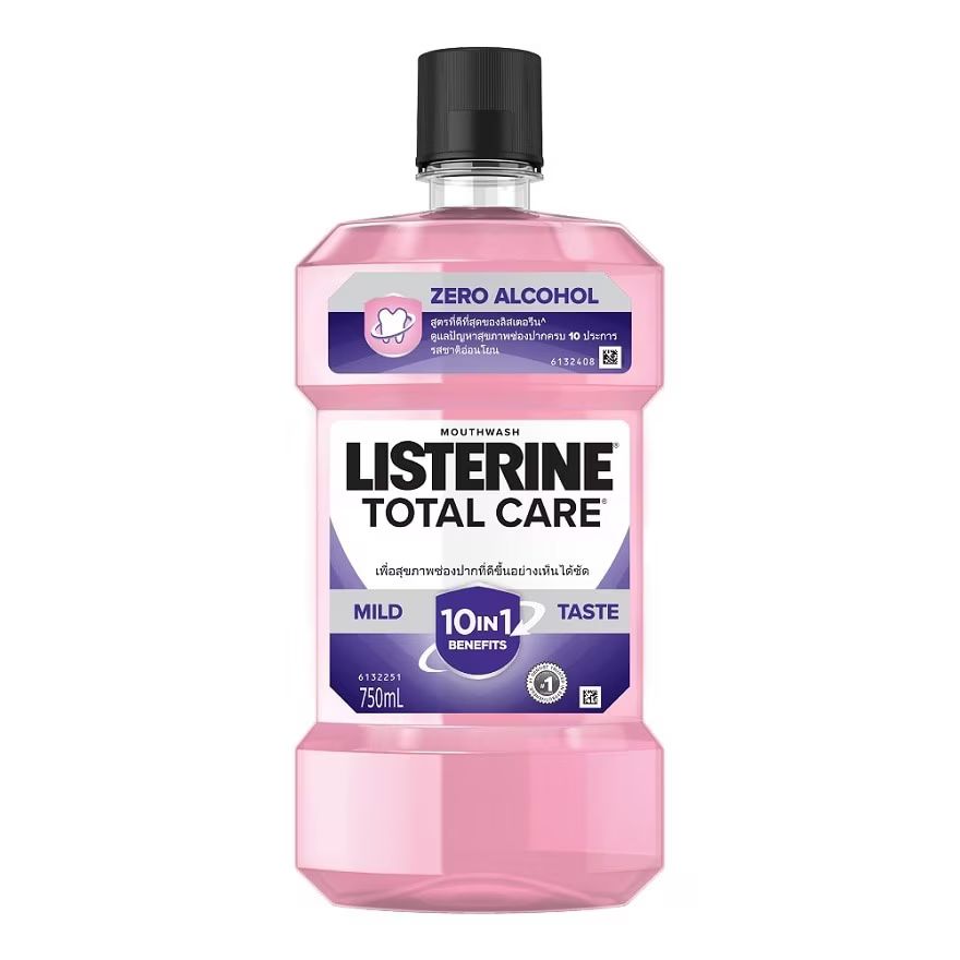 

Listerine Ополаскиватель для рта Total Care Zero Alcohol 750 мл, Purple