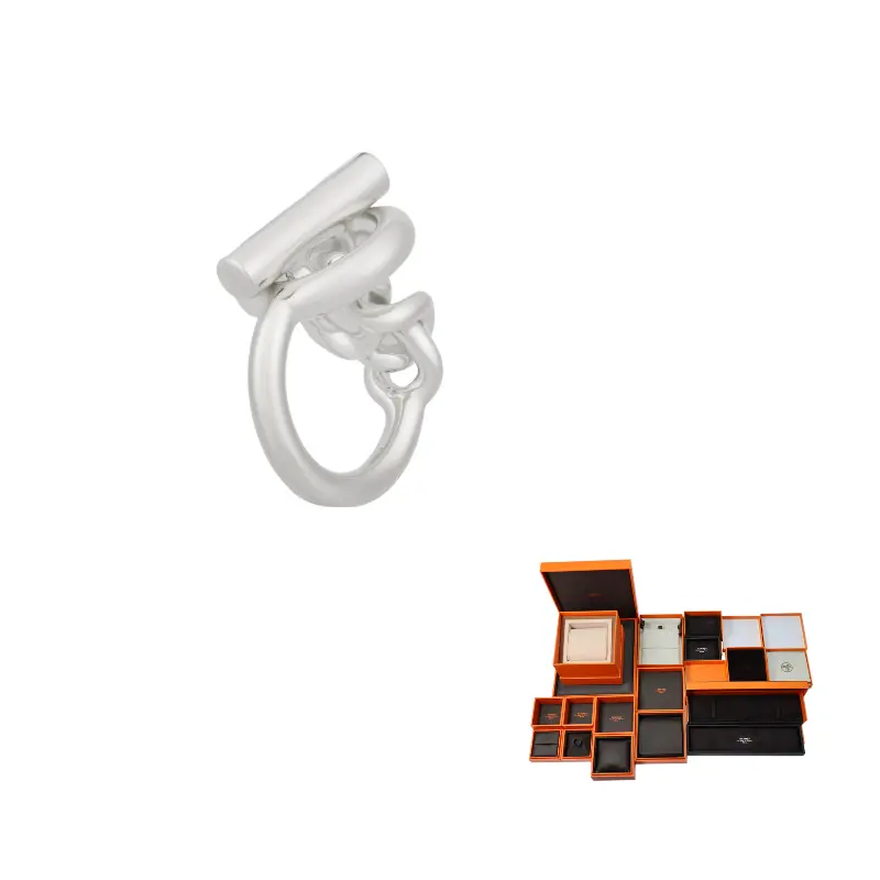 

Hermes Кольцо из стерлингового серебра 925 пробы для женщин