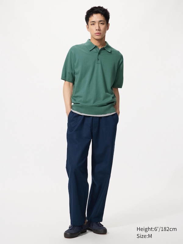 Брюки Easy из смеси льна Uniqlo, 69 navy