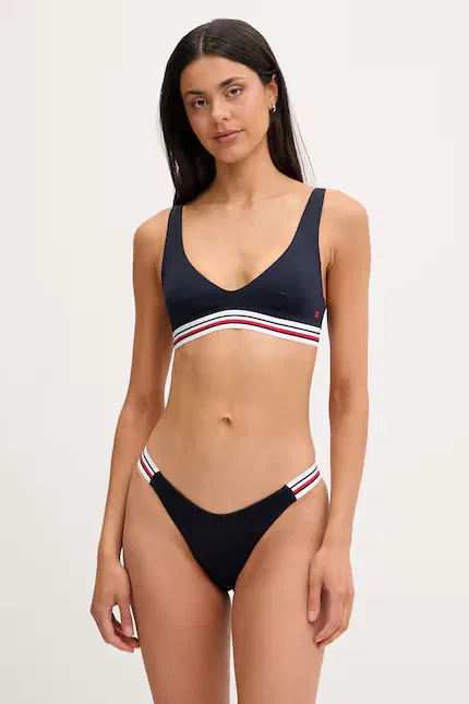 Купальник топ без косточек Tommy Hilfiger, синий — фото 2