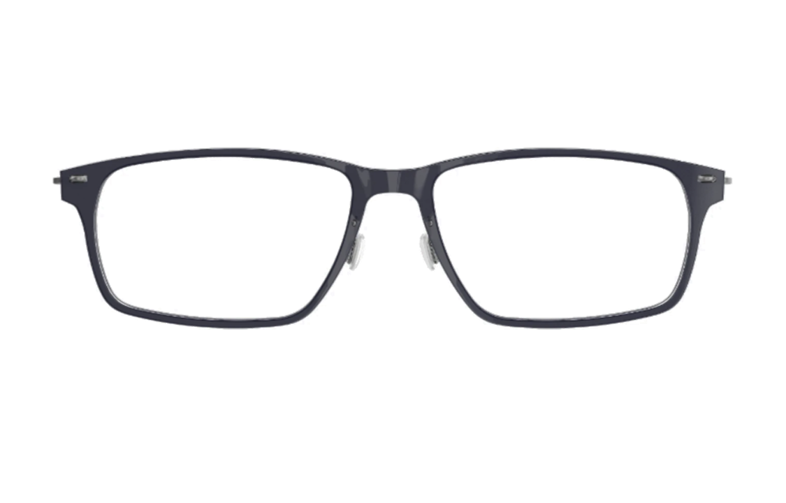 

LINDBERG Оправа для очков Plate Frame Titanium прямоугольная, унисекс, серебристо-черная