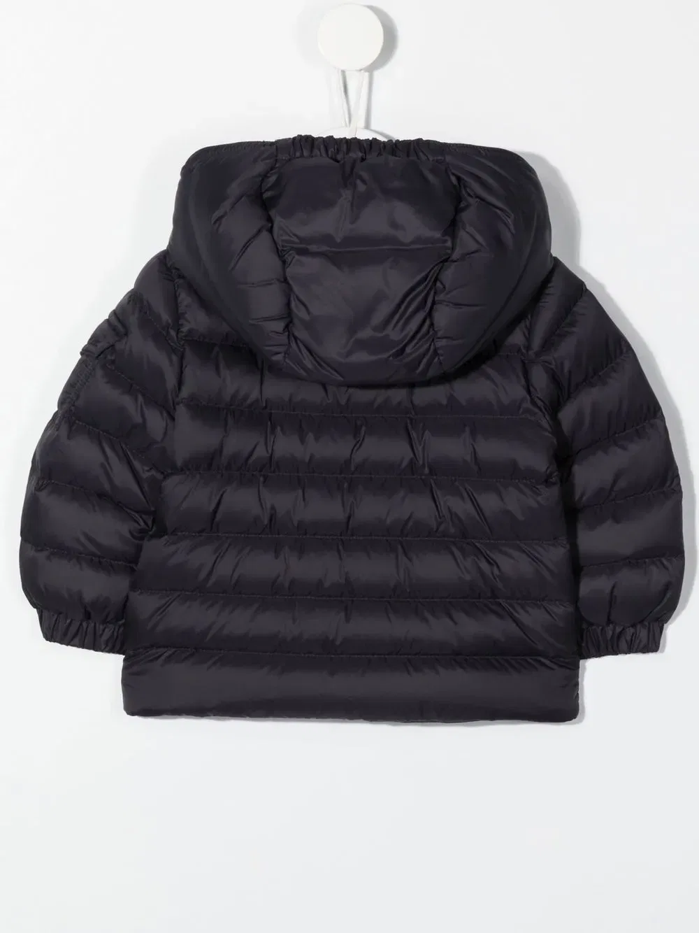 Утепленная пуховая куртка Moncler Enfant, синий — фото 2