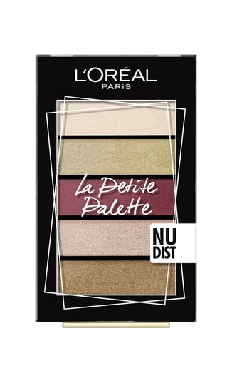 

Палетка теней для век 02 Nudist, 12 г L'oreal Paris, La Petite Palette, L'oréal Paris, золотой