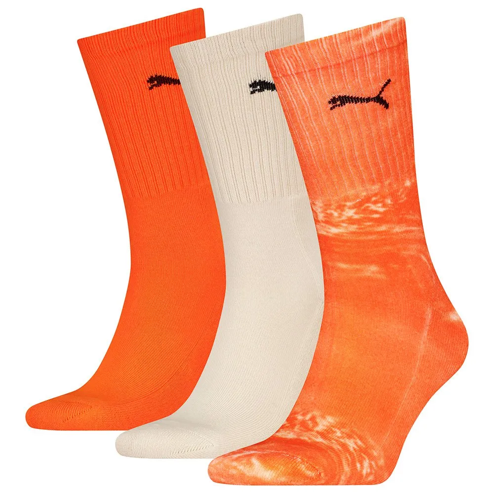 

Носки Puma 701228955 crew 3 pairs, белый/оранжевый