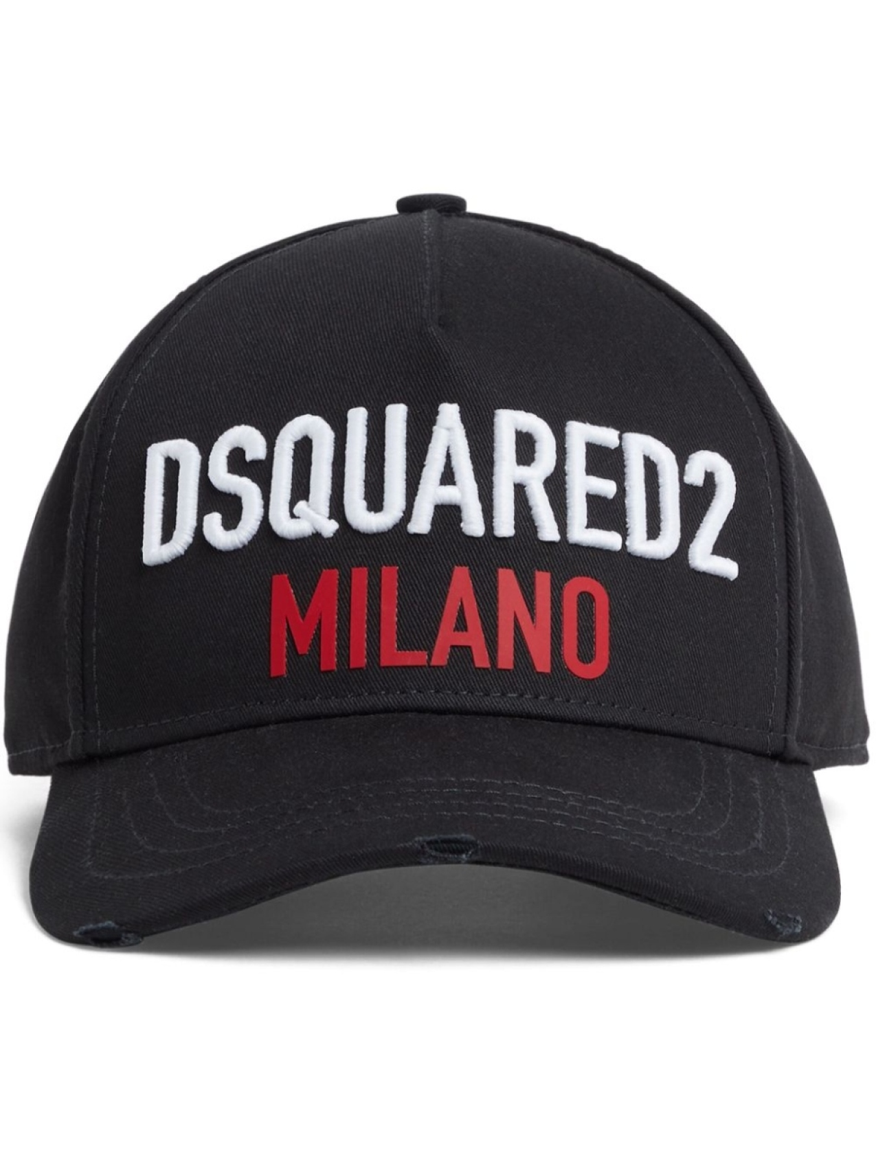 

DSQUARED2 бейсболка с вышитым логотипом, черный