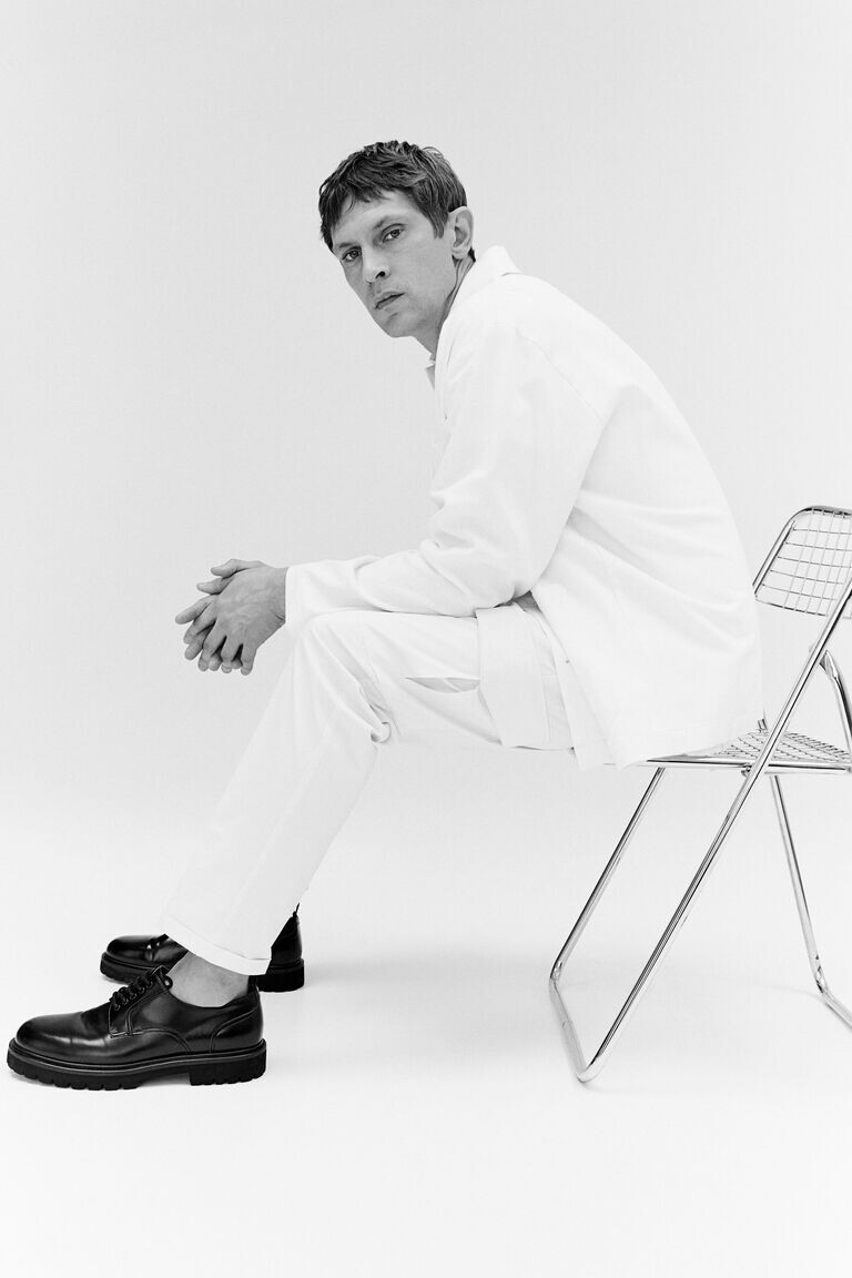 

Узкие брюки-карго H&M, белый