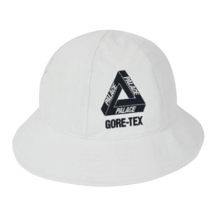 

PALACE GORE TEX 3L шляпа-ведро унисекс белая, Белый, PALACE GORE TEX 3L шляпа-ведро унисекс белая