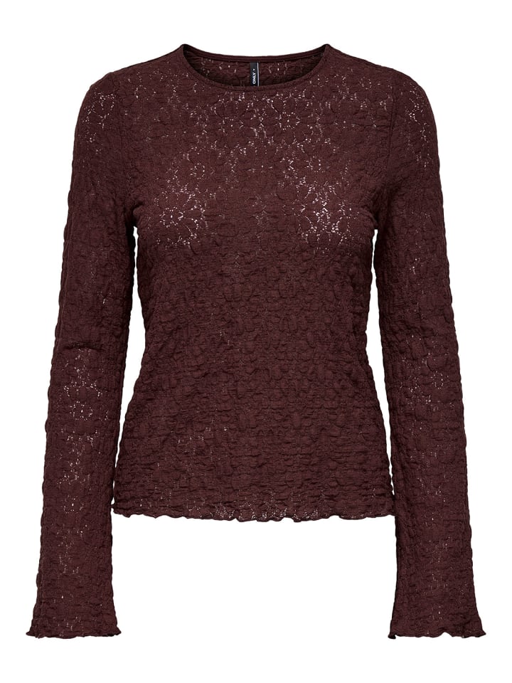 

ONLY Футболка-джерси "GIAVANNA" коричневого цвета