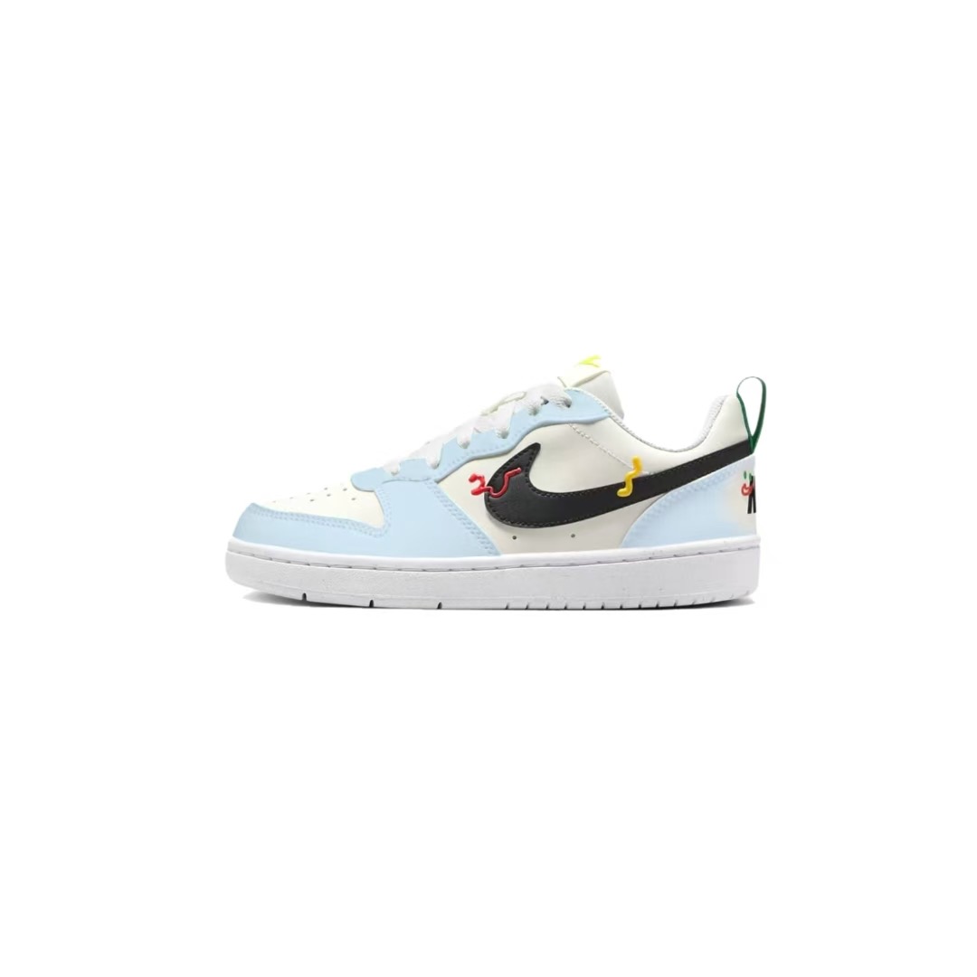

Низкие детские кроссовки для скейтбординга Court Borough для подростков Nike, синий