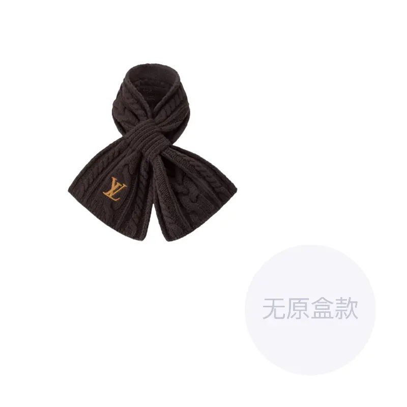 

LOUIS VUITTON Шерстяной шарф мужской коричневый, Brown