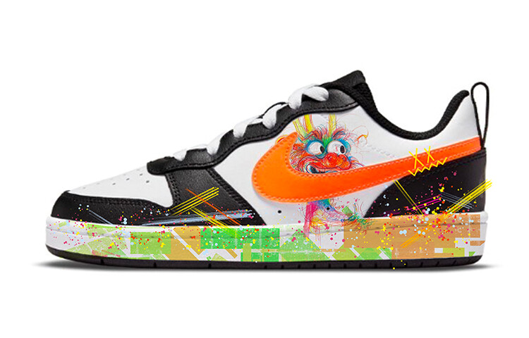 

Кроссовки Nike Court Borough Skateboarding Shoes Women's Low-top White/orange, цвет Orange