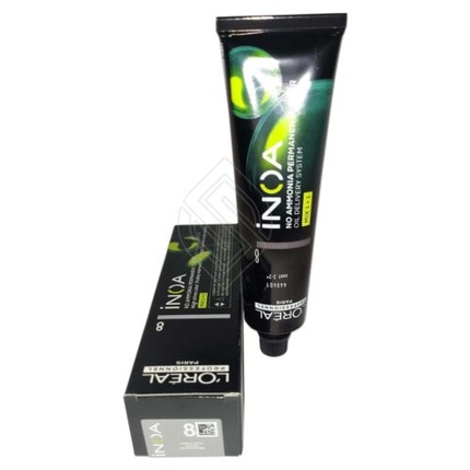 

Loreal Inoa #8 Светло-русый Безаммиачная краска для волос Оригинальная 2 унции Professionnel Paris