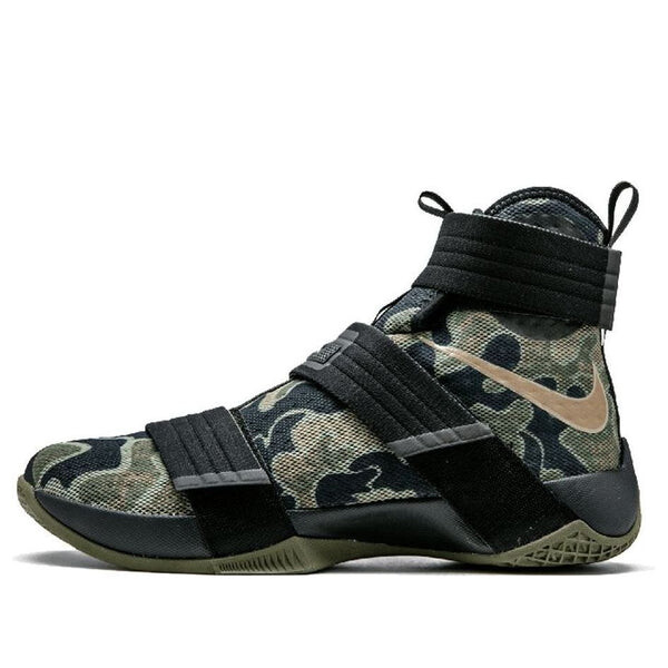 

Кроссовки lebron zoom soldier 10 'army camo' Nike, черный