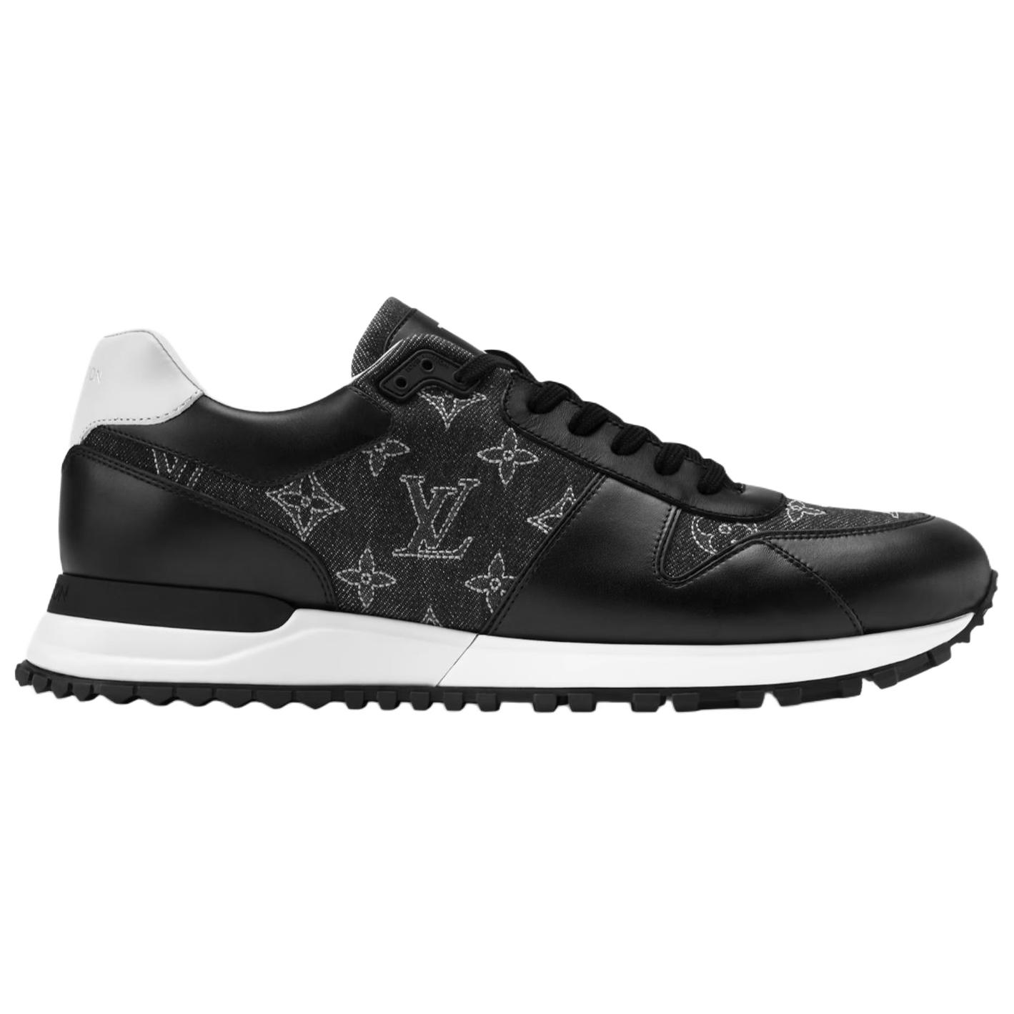 LOUIS VUITTON Мужские повседневные кроссовки Run Away Low top черные — фото 4