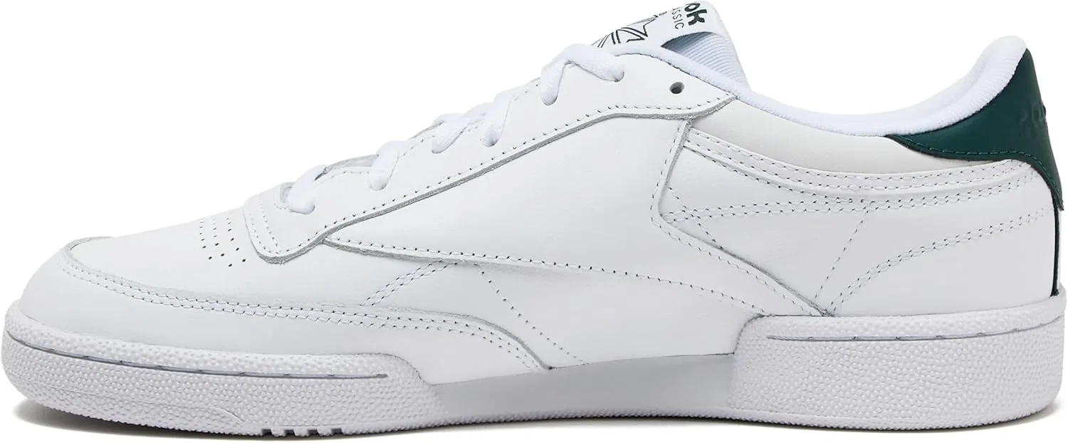 Мужские теннисные кроссовки Reebok Herren Club C 85, повседневные модные белые кроссовки для мужчин — фото 3