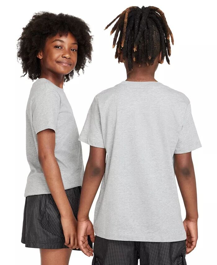 Футболка с графическим рисунком и вышитым логотипом Big Kids Sportswear Nike, красный — фото 2