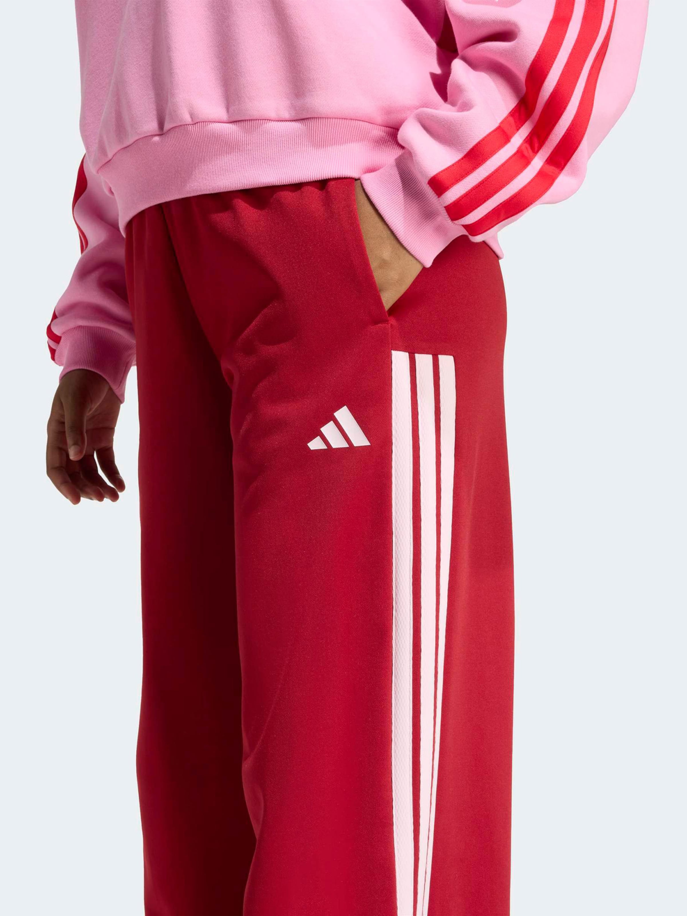 Adidas Sportswear Широкие спортивные брюки 'Her' в цвете Cranberry — фото 4