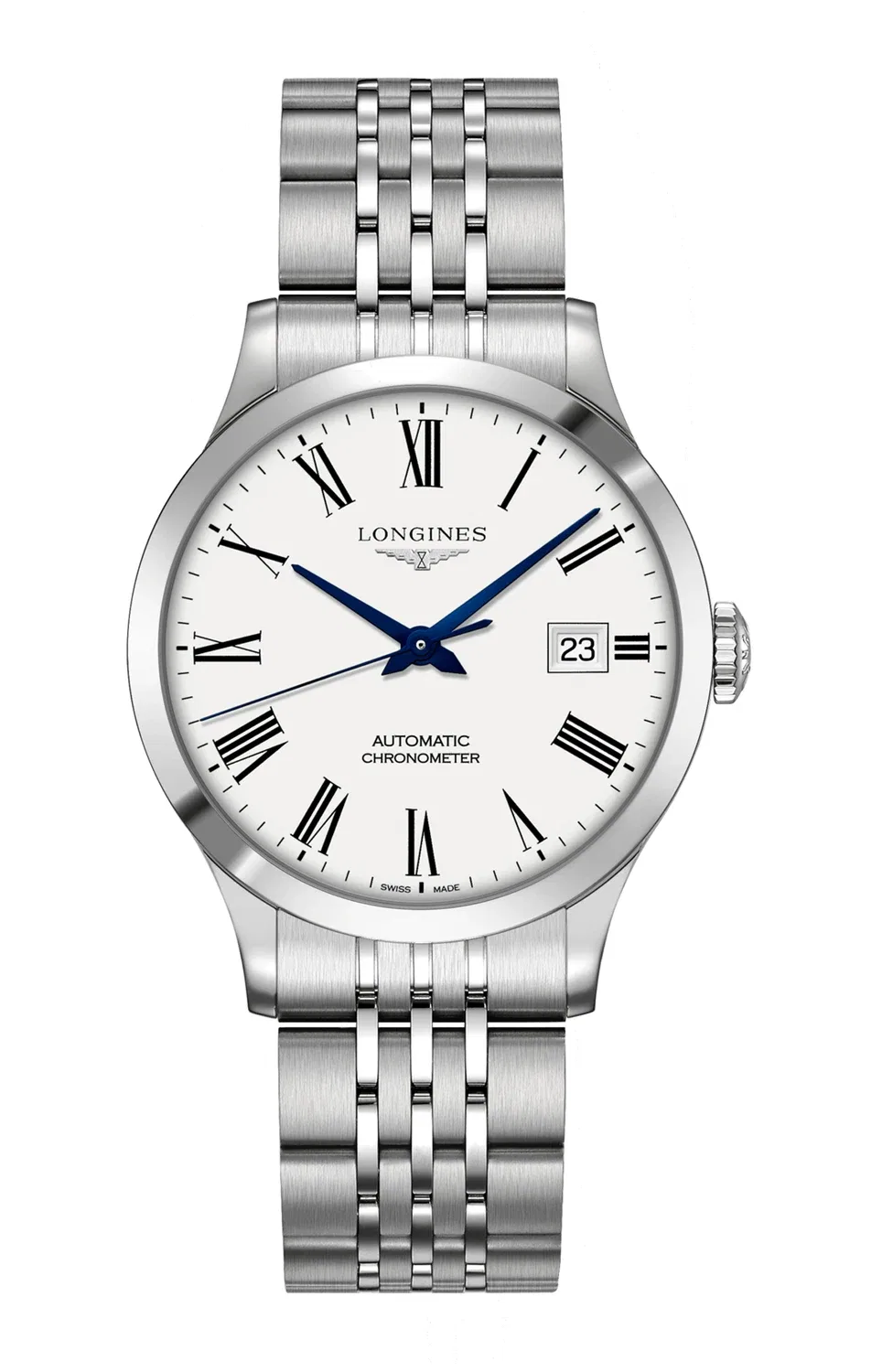RECORD 40 ММ - L2.820.4.11.6 LONGINES, золотой