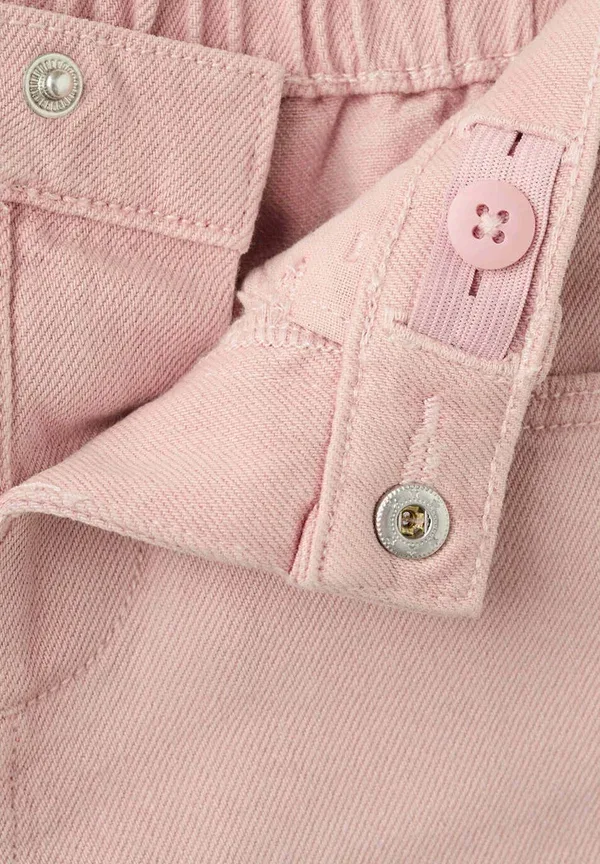 Детские джинсовые шорты Mango Kids, розовый — фото 4