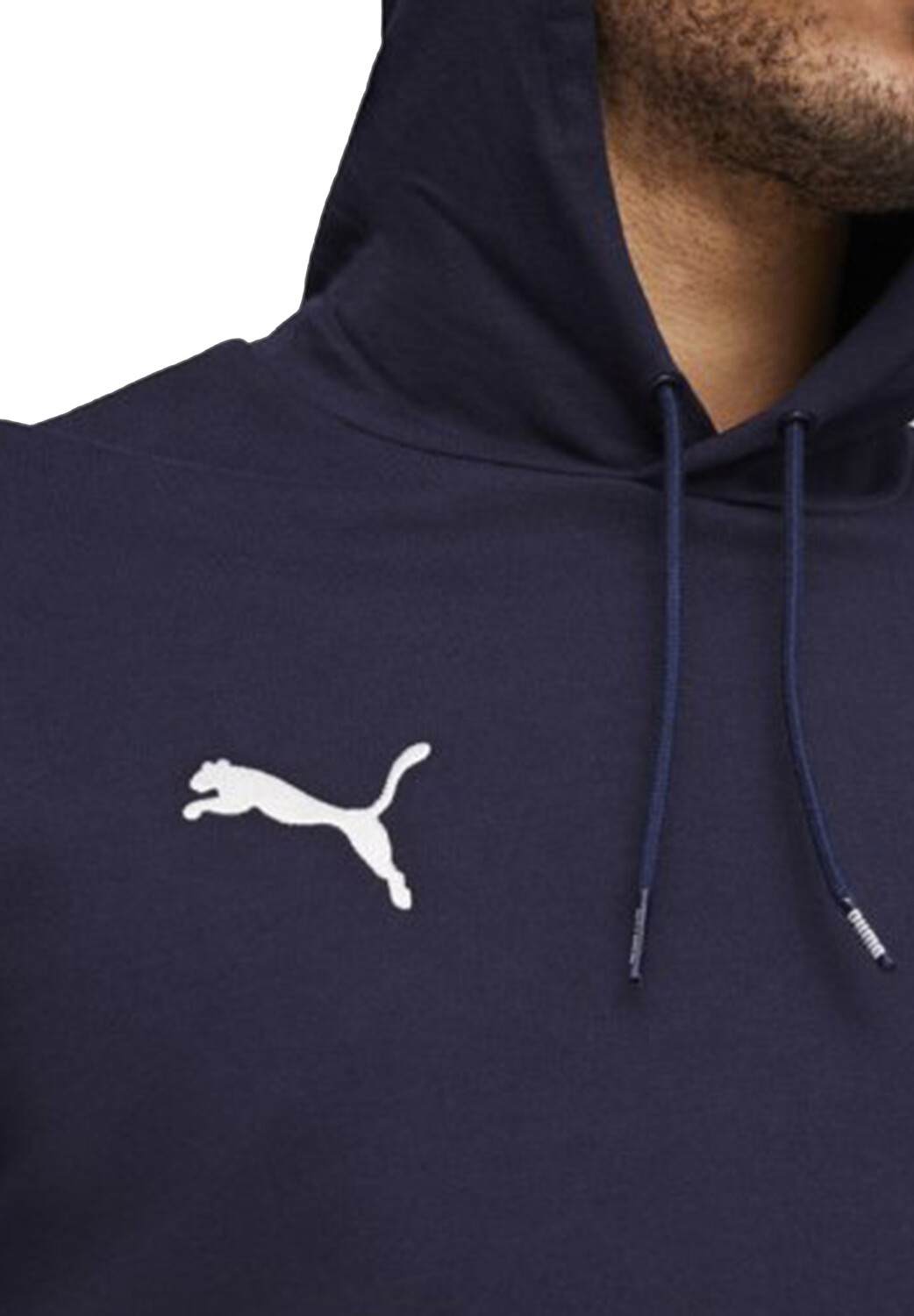 Толстовка Puma teamGOAL Casuals Hoody Jr, синий — фото 3