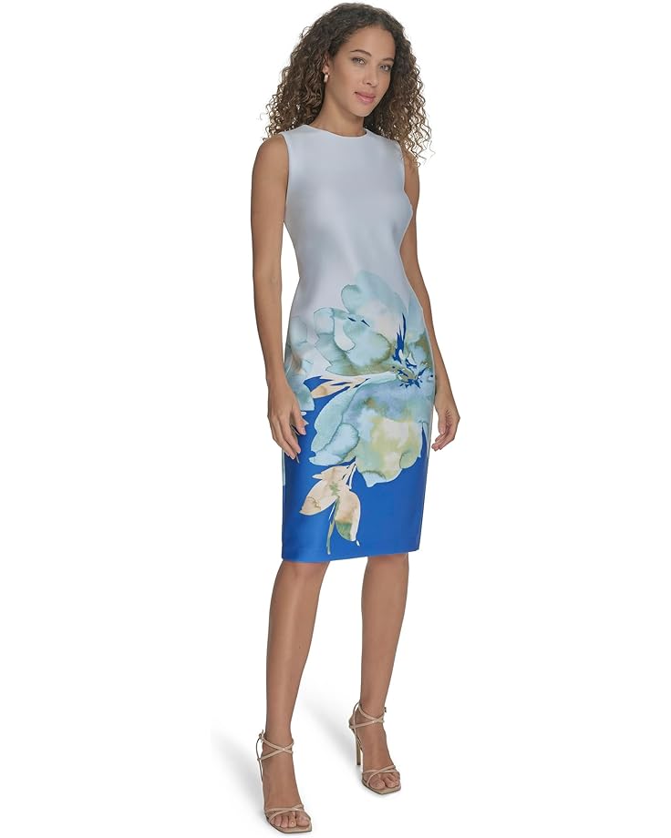 

Платье Calvin Klein Placement Print Sheath, цвет Capri Multi