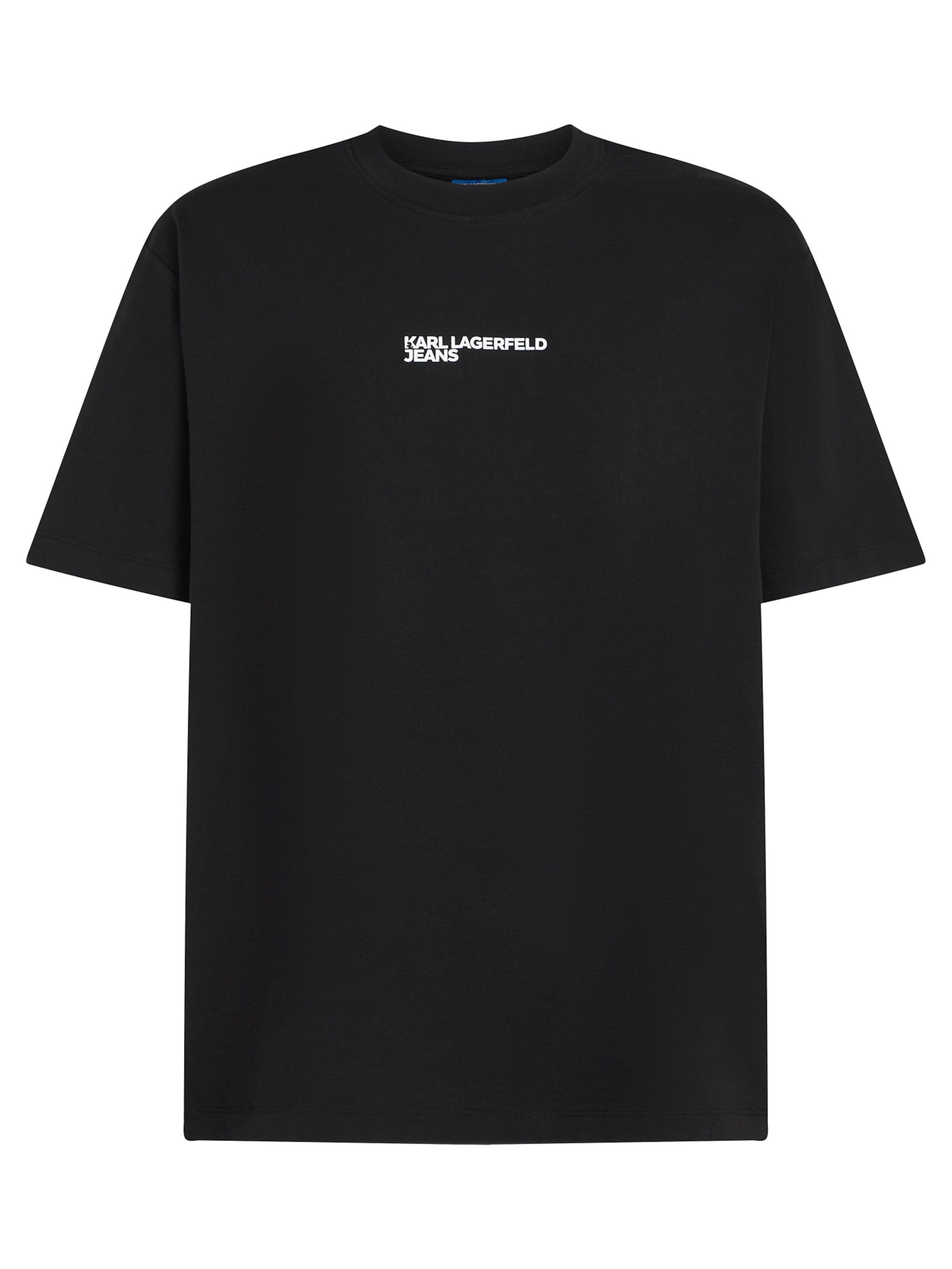 

KARL LAGERFELD JEANS Футболка в черном цвете