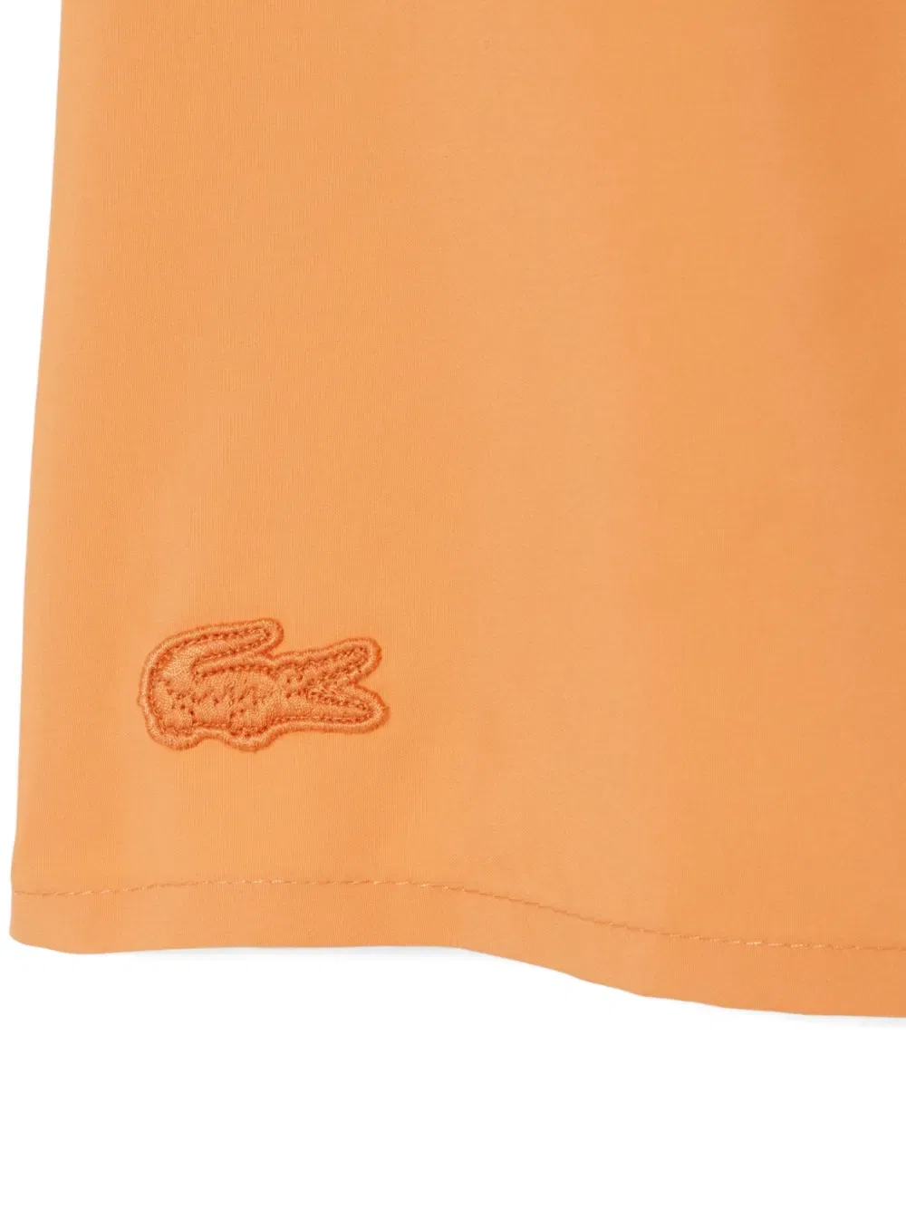 Плавки с вышитым логотипом и завязками Lacoste, оранжевый — фото 3