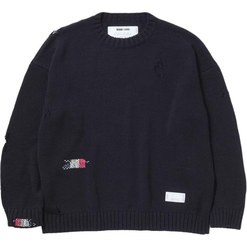 

Свитер Savage с круглым вырезом NEIGHBORHOOD, черный