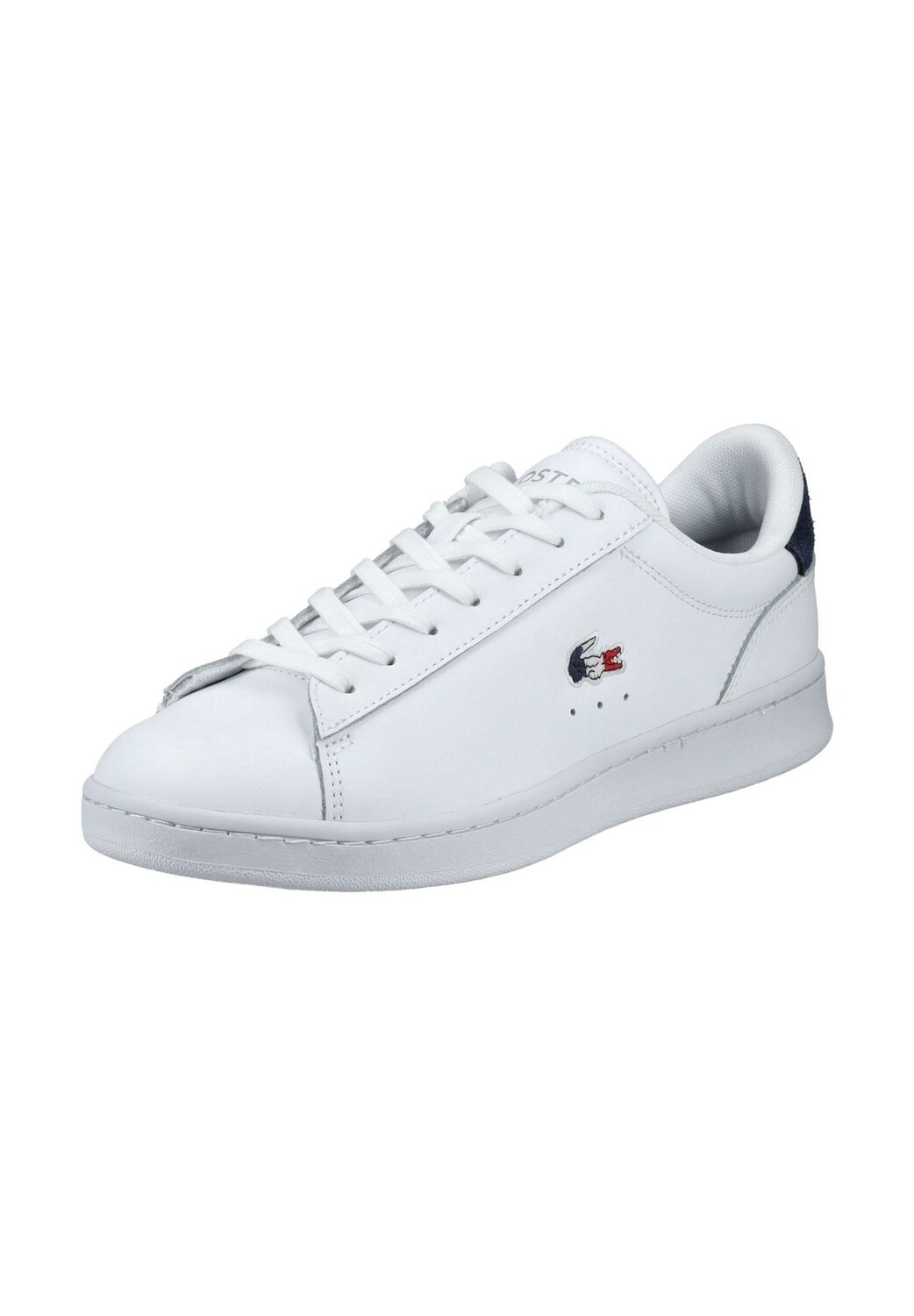 Кожаные кроссовки LACOSTE, цвет Wei_/rot