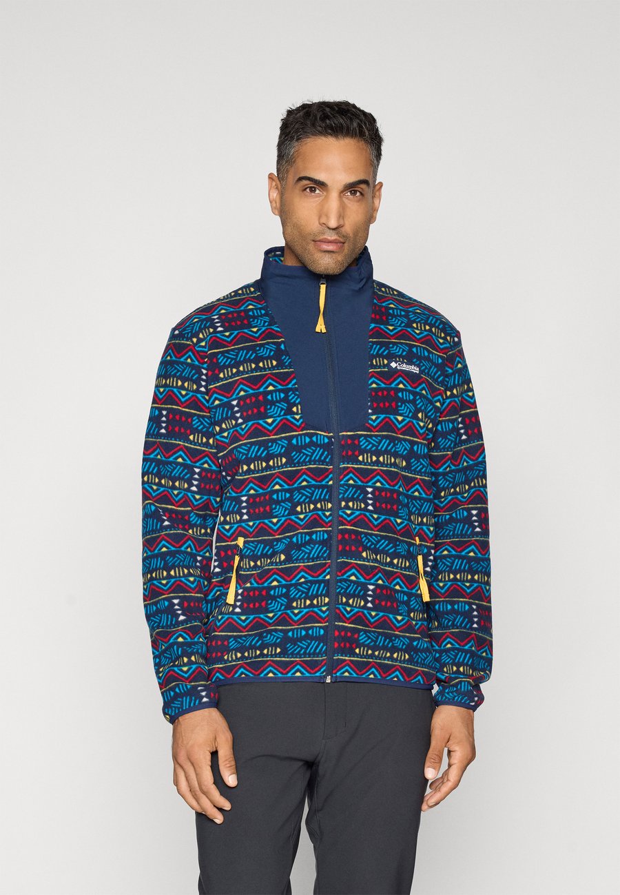 

Флисовая куртка Columbia SEQUOIA GROVE PRINTED FULL ZIP, Collegiate Navy/Dark Blue