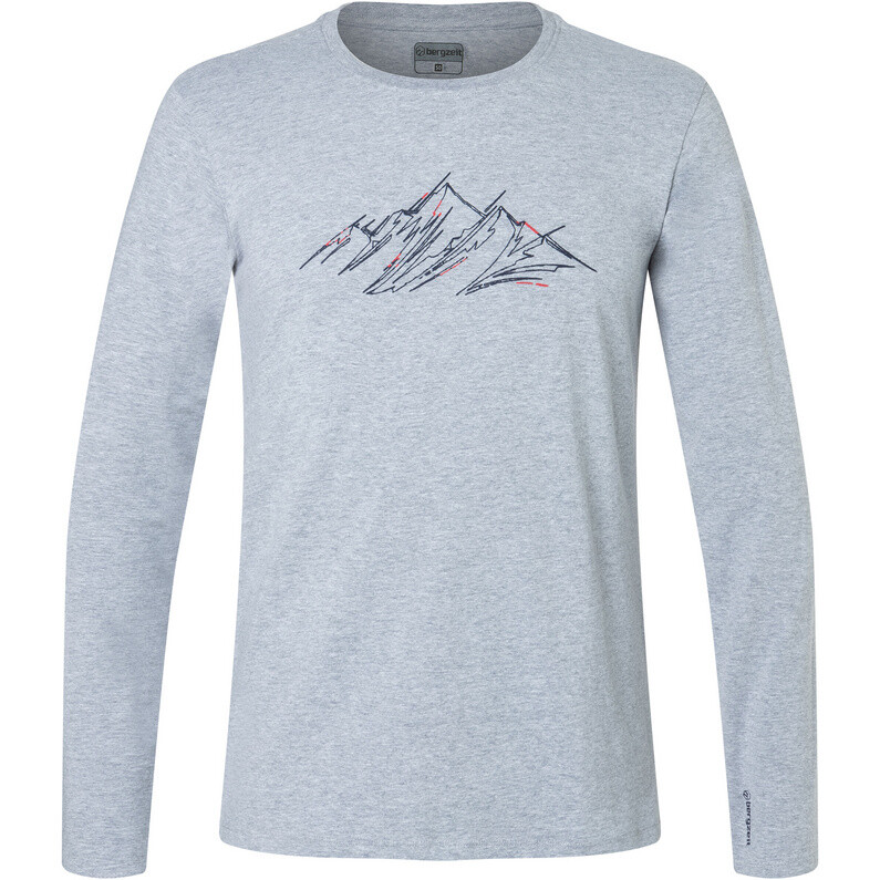 

Мужская рубашка с длинным рукавом Bergzeit Bergzeit Basics, серый