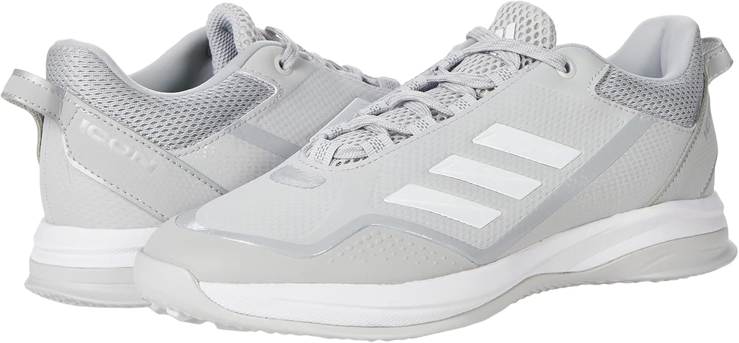 

Мужские кроссовки Adidas Icon 7 для твердых покрытий для бейсбола, белый/серый/светло-серый