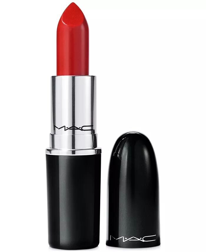 

Сияющая губная помада из люстрегласа Mac, цвет FLUSTered (bright blue red)