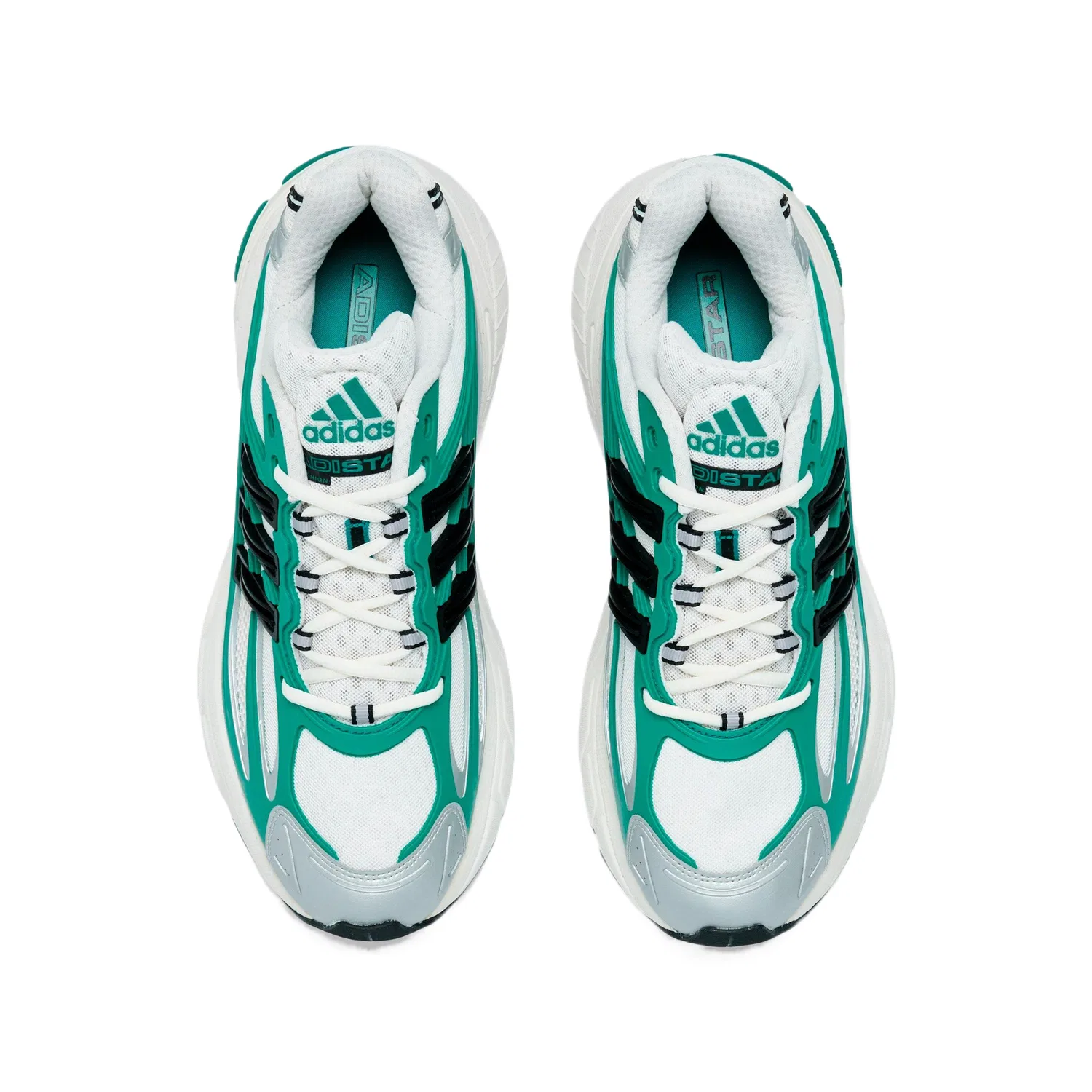 Кроссовки повседневные с амортизацией Adidas Adistar XLG 2.0 белый/черный/серебристый — фото 4