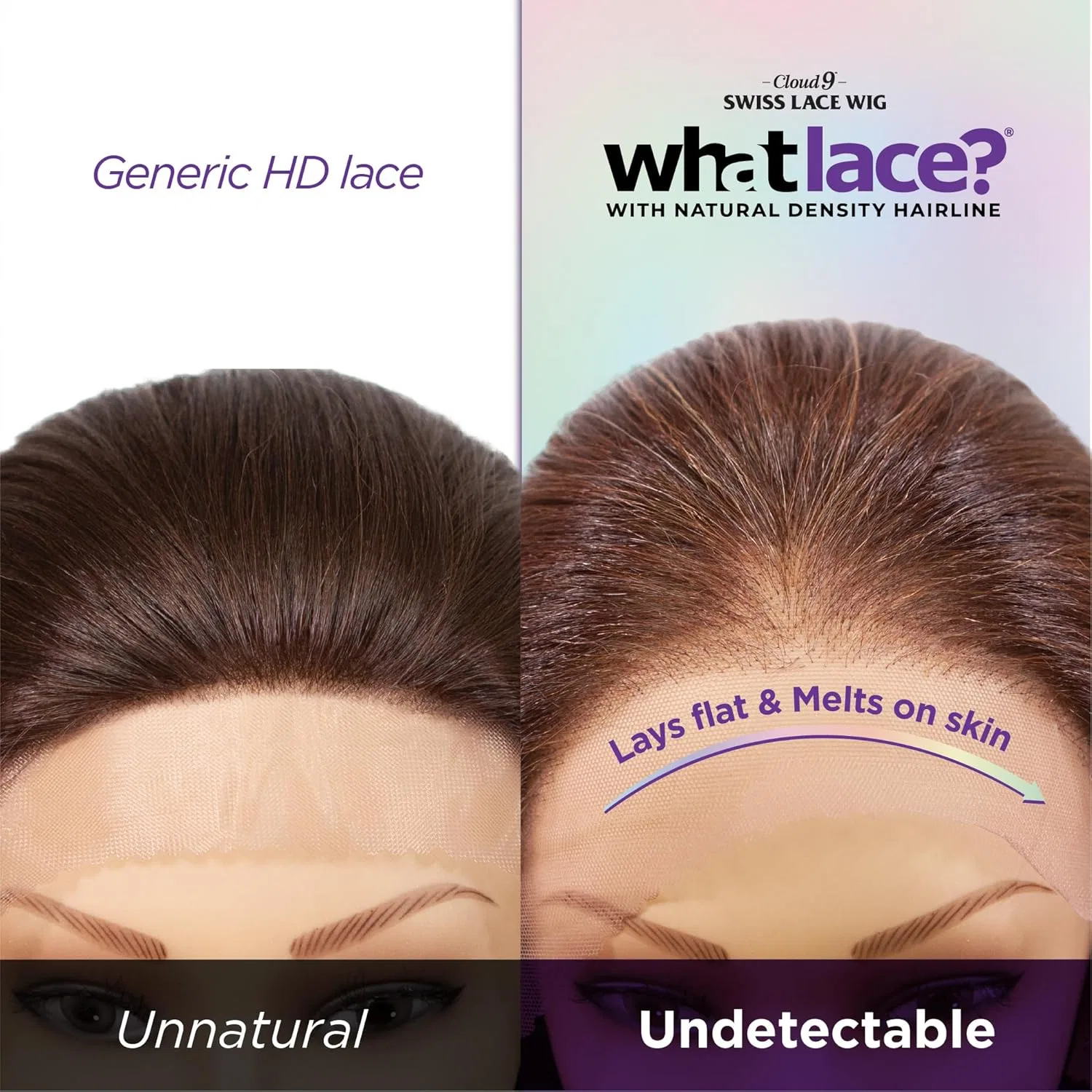 Синтетический парик Sensationnel What Lace Glenna Cloud 9 с HD-кружевом Sensationnel, Lightashrown — фото 3