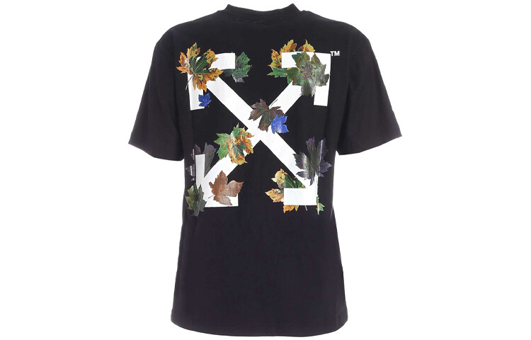 

Футболка женская Off-White Leaves Arrow, черный