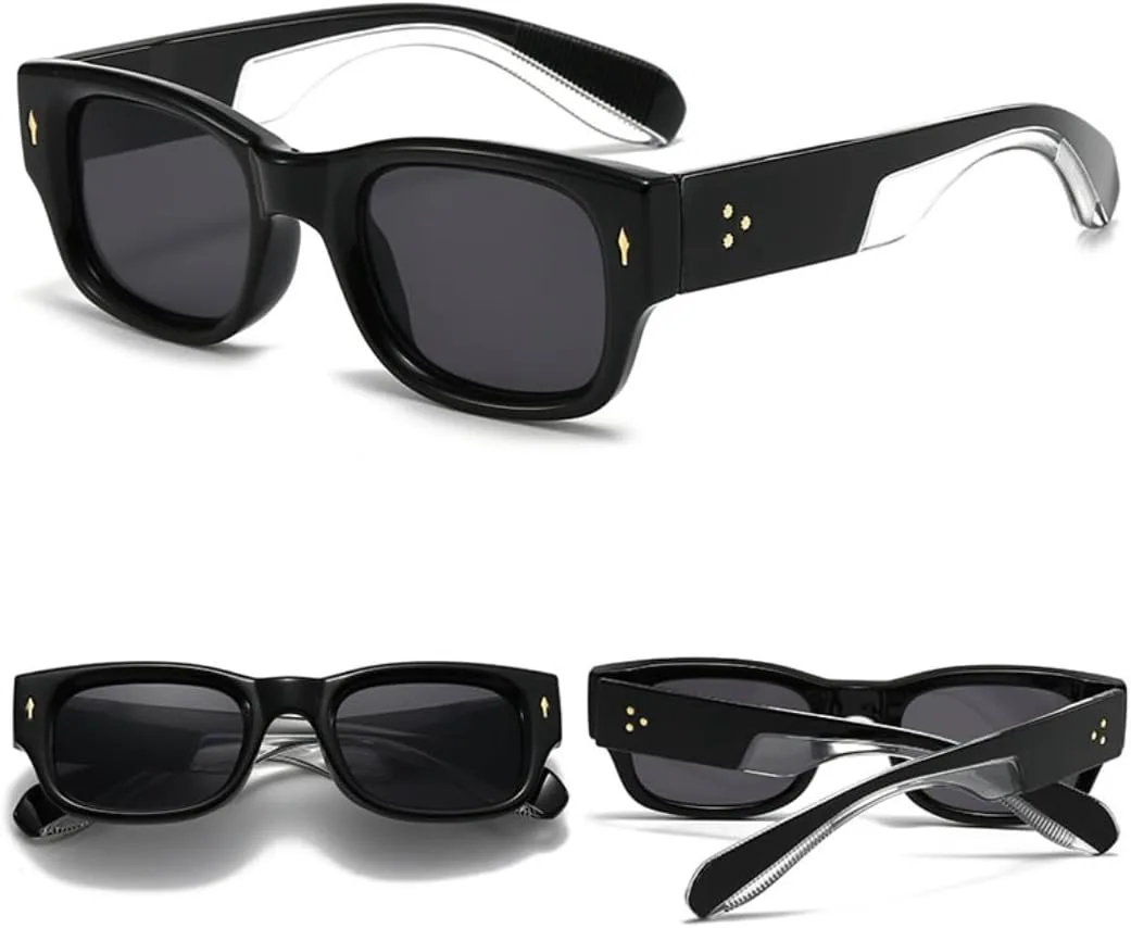 

Солнцезащитные очки для мужчин и женщин - защита UV400 - маленькая оправа, линзы конфетных цветов, для занятий спортом на открытом воздухе и вождения DSVIGF, Gray