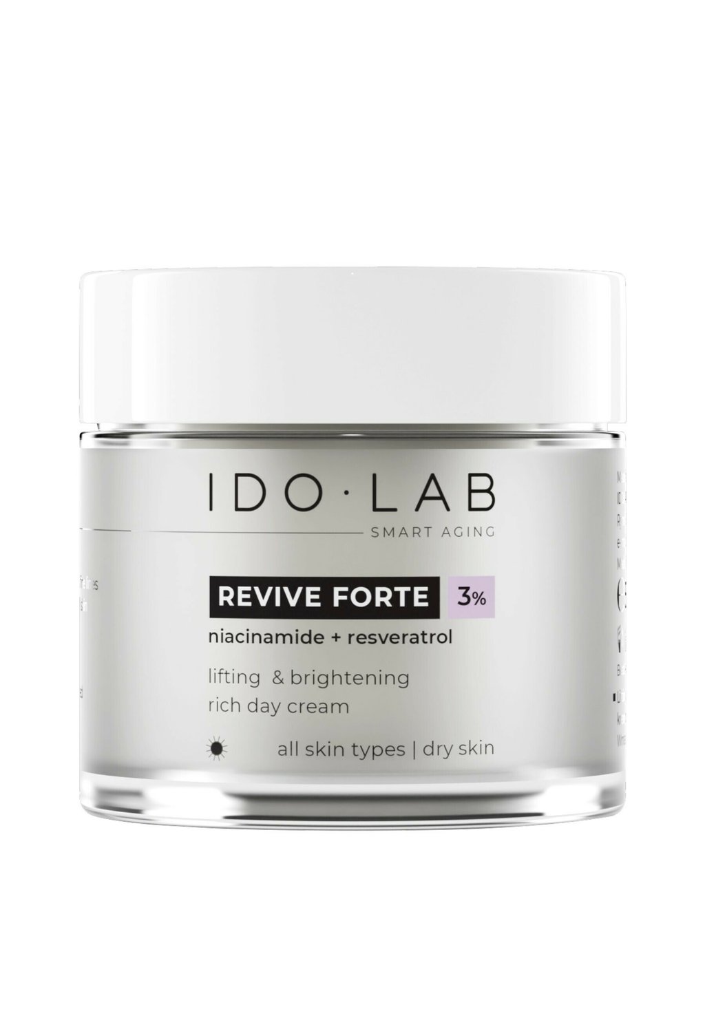 

Крем для лица REVIVE FORTE TAGESCREME FÜR MEHR AUSSTRAHLUNG IDO LAB, цвет beige