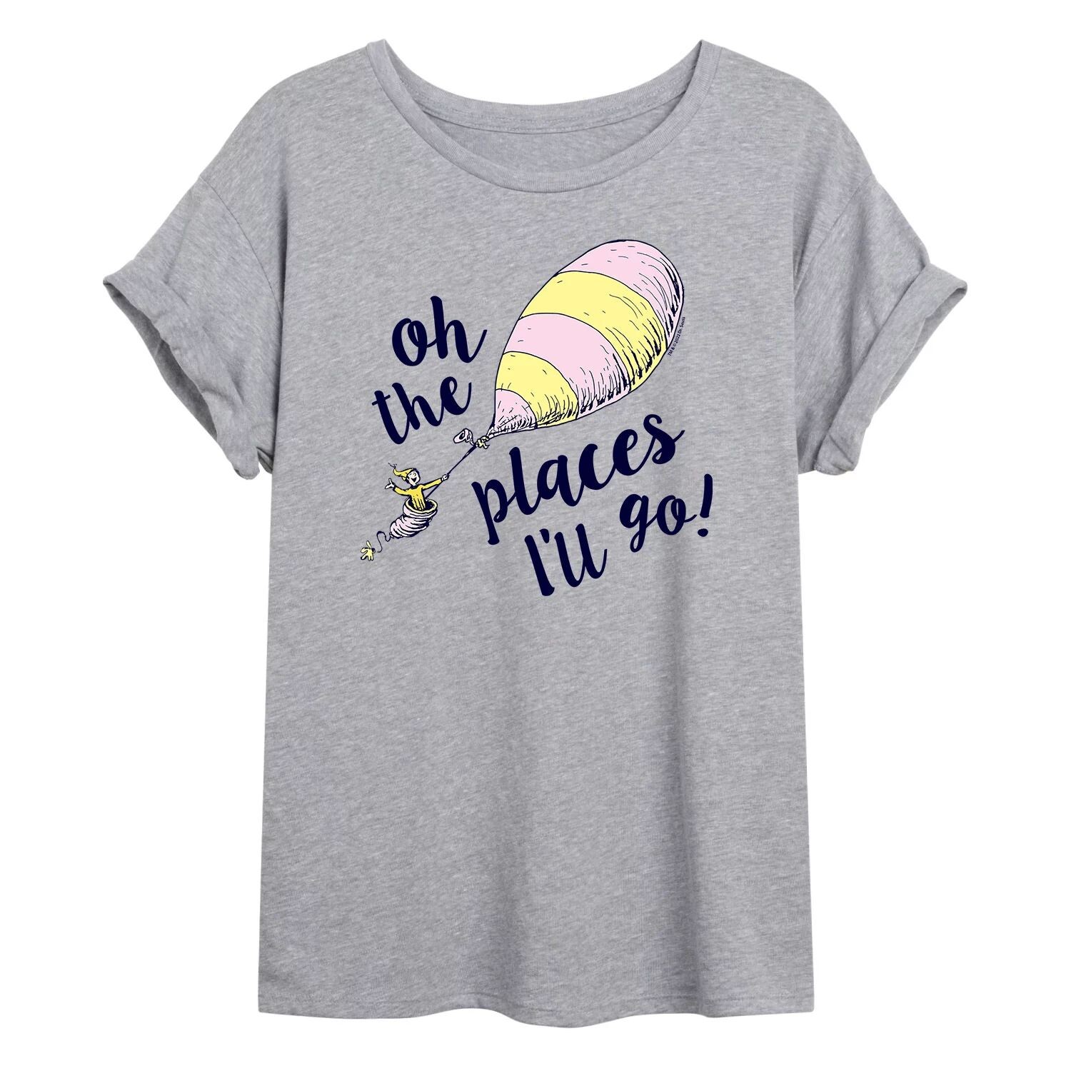 

Большая футболка для юниоров Dr. Seuss "Oh The Places I'll Go" Licensed Character