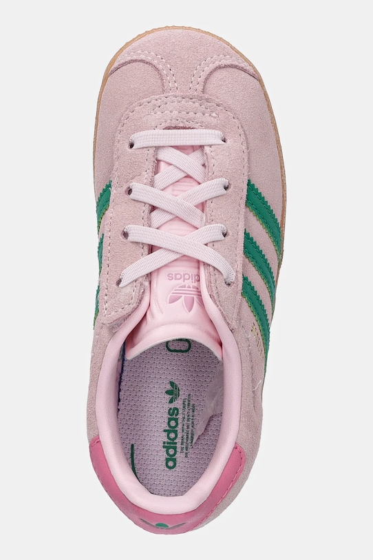 Замшевые кроссовки Gazelle Adidas Originals, розовый — фото 4