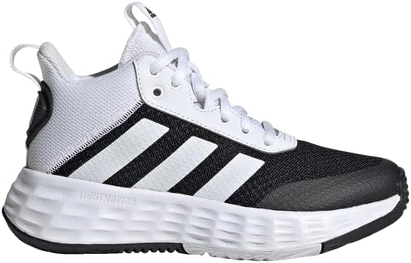 Кроссовки для баскетбола Adidas Unisex-Child Own the Game 2.0, черно-белый — фото 2