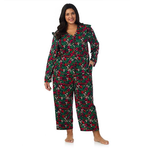 

Комплект пижамы с длинным рукавом Plus size Draper James, Evergreen Coneflower