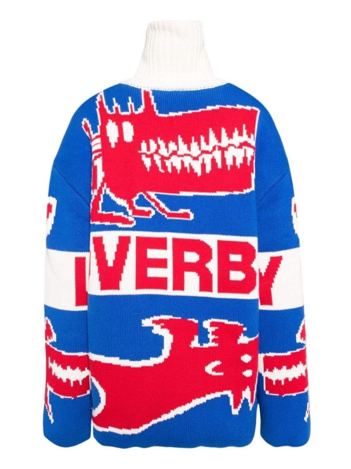 

Charles Jeffrey Loverboy трикотажный пуховик, синий